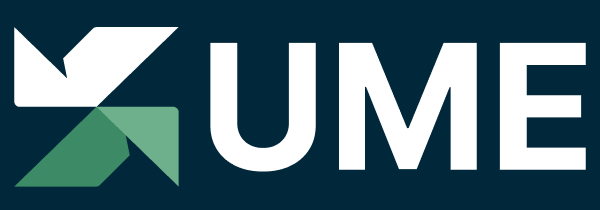 UME Shipping White Logo PNG